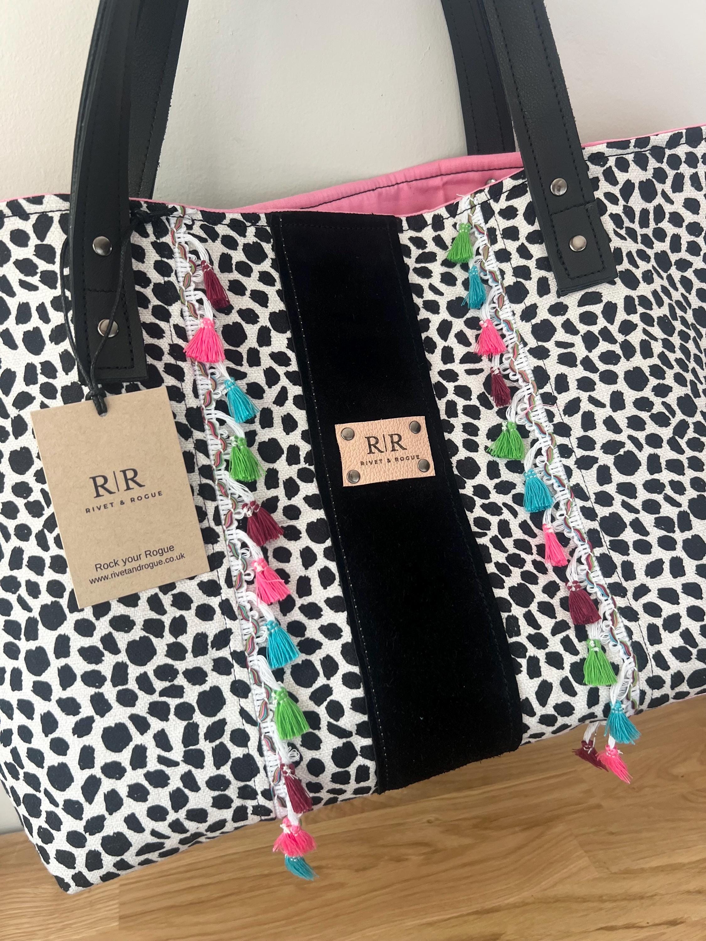 Large handmade beach bag