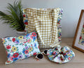 Liberty Madeline Rainbow Tote Bag | Handmade Floral Tote with Matching Pouch & Scrunchie | Everyday Shoulder Bag | Gift for Her