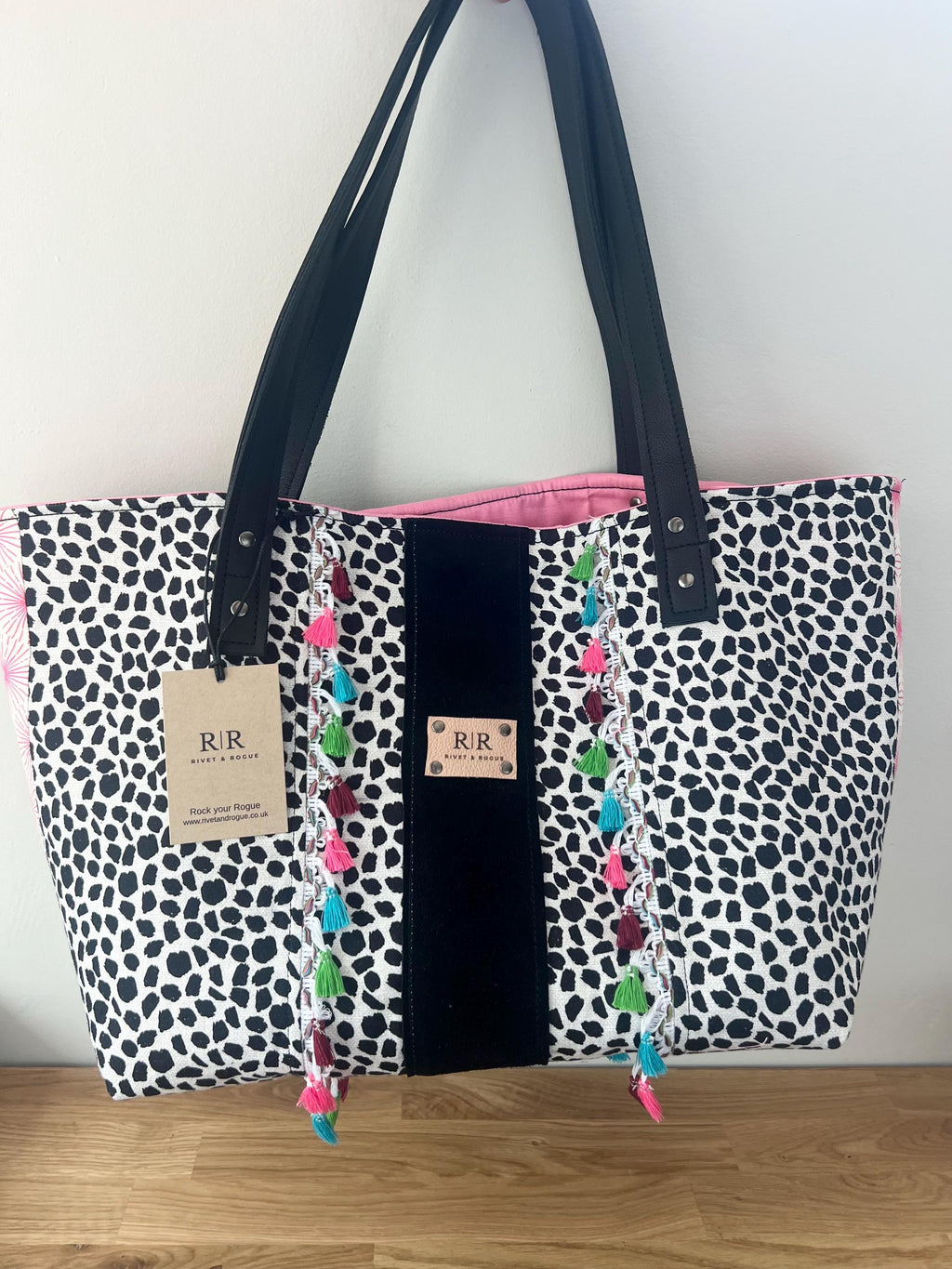 Large handmade beach bag