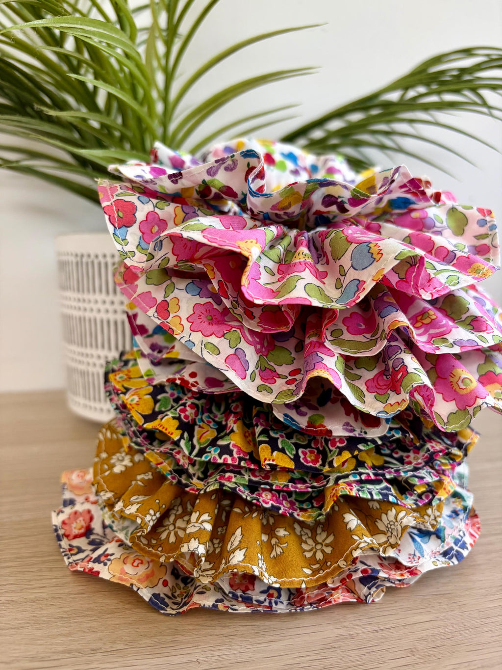 Liberty Fabric Scrunchie – Handmade Hair Scrunchie | Choose Single, Set of 3 or 5 | Floral Hair Tie | Honey Stitch Co.